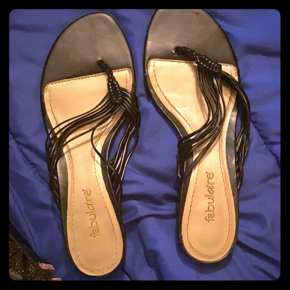 Cute short heel sandals